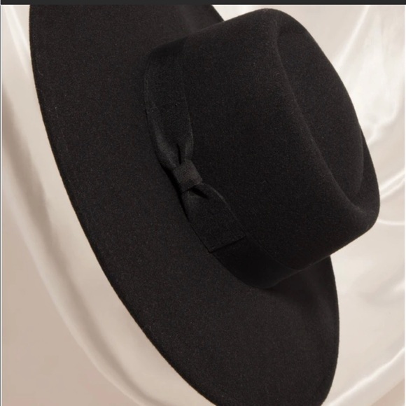 Black bolero  Fedora wide brim - Picture 2 of 15